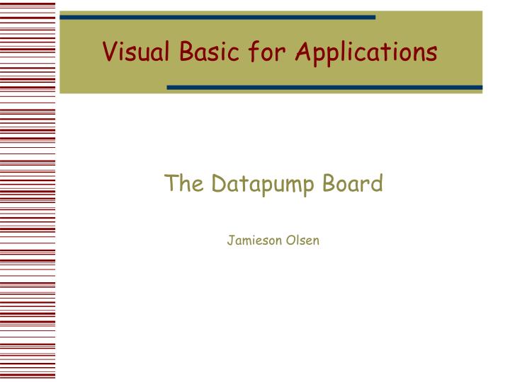 visual basic for applications free download
